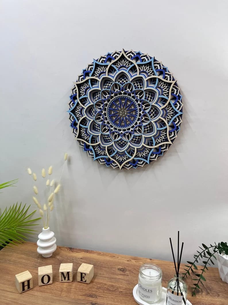 blue mandala