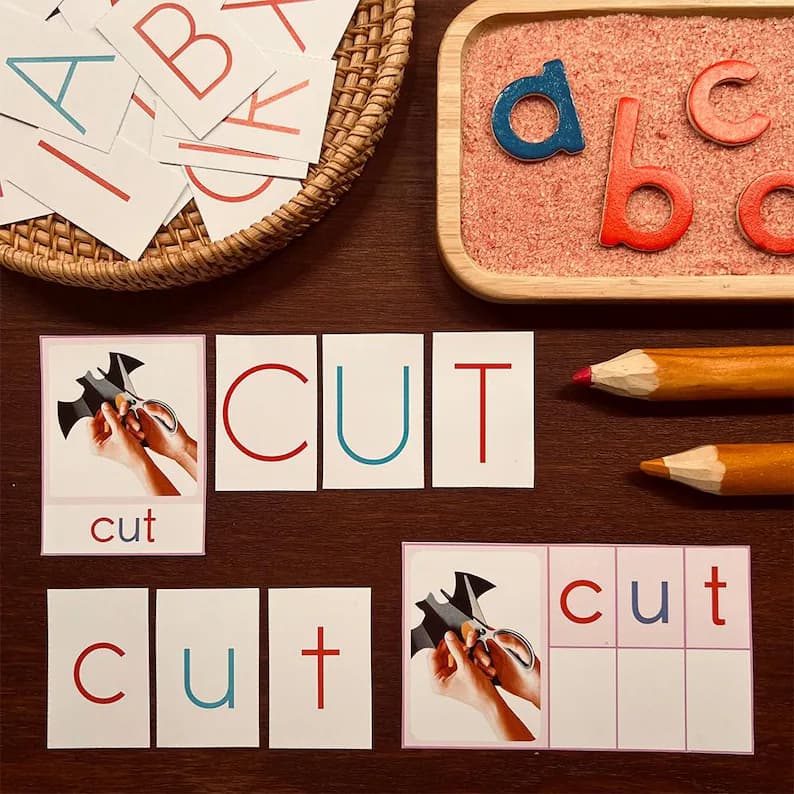 MONTESSORI MOVABLE ALPHABET thumbnail 2