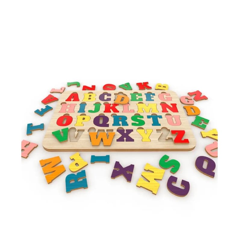 Wooden Alphabet Puzzle Board