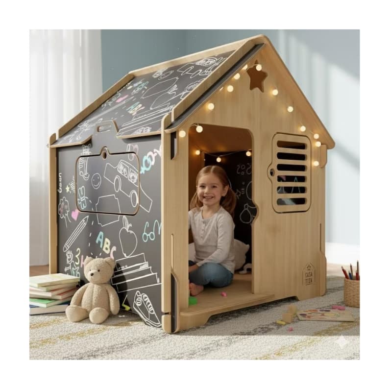 Montessori Chalkboard Playhouse